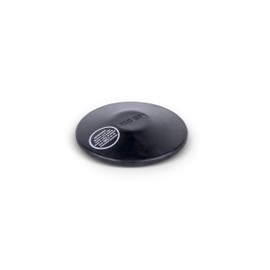 HAEST Black Rubber Training Discus - 0.35 kg - Indoor Disc