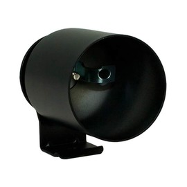 GlowShift Universal Fitment Black Single Gauge Metal Dashboard Pod Holder - Fits Any Make/Model Car or Truck - Mounts (1) 2-1/16" (52mm) Gauge to Vehicle's Dash