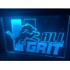 detroit lions Led Neon Light Sign ( 12x8" rgb color