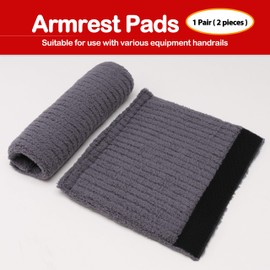 TOMMHANES AMISGUOER Wheelchair Pads 9 Inch Wheelchair Arm Rest Covers Wheelchair Arm Pads Wheelchair Armrest Pads Washable (WP09N-09B)