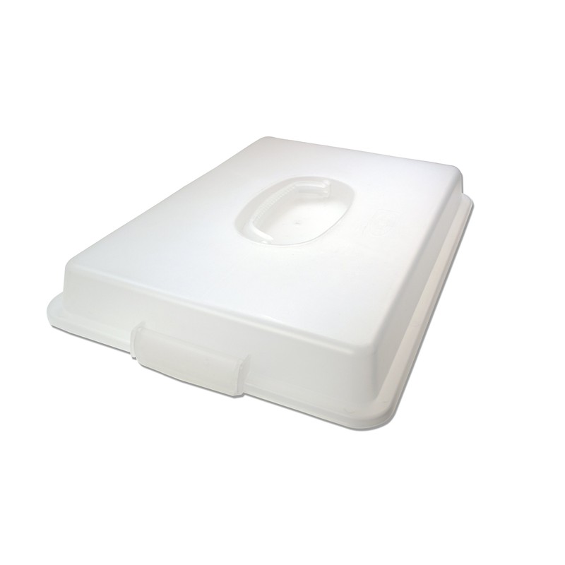 USA Pan Bakeware Nonstick Half Sheet Pan, Lid, White