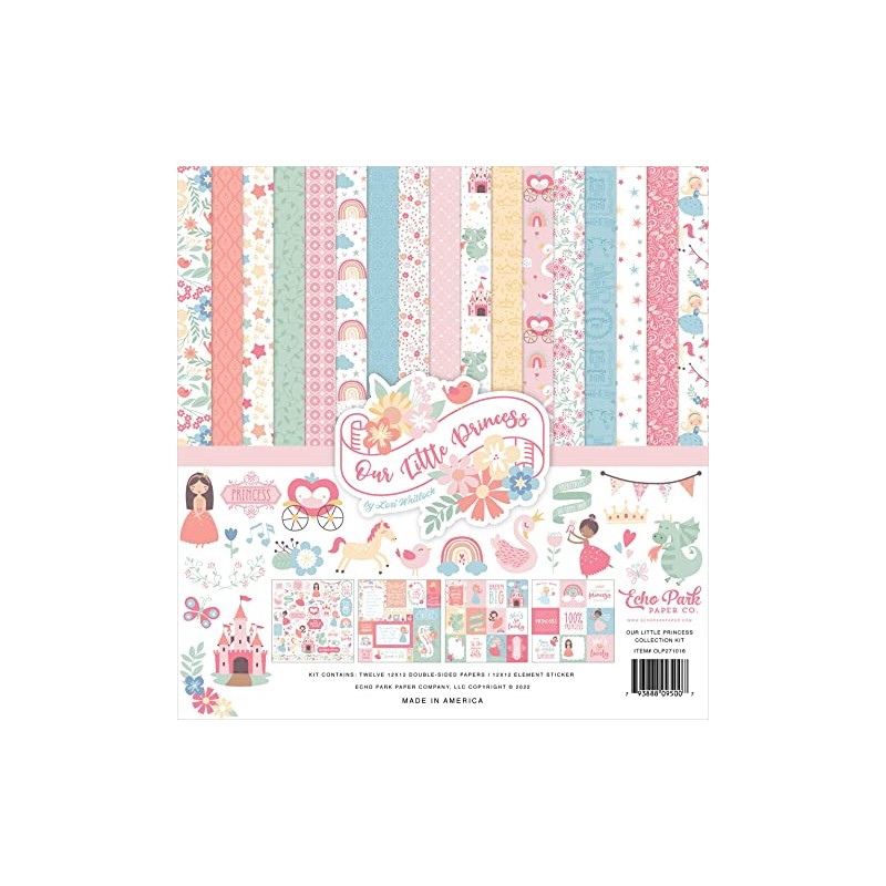 Echo Park Paper Company Our Little Princess Collection Kit