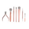 7pcs / set Pedicure Knife Toenail Knives Cuticle Remover Foot
