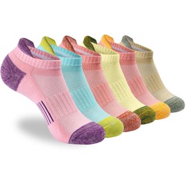 ATBITER Womens Ankle Socks 6 Pairs Cushioned Running Athletic No Show Socks With Tab