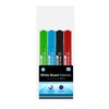 Coloured White Board Marker Set 4-Pack School Home Office