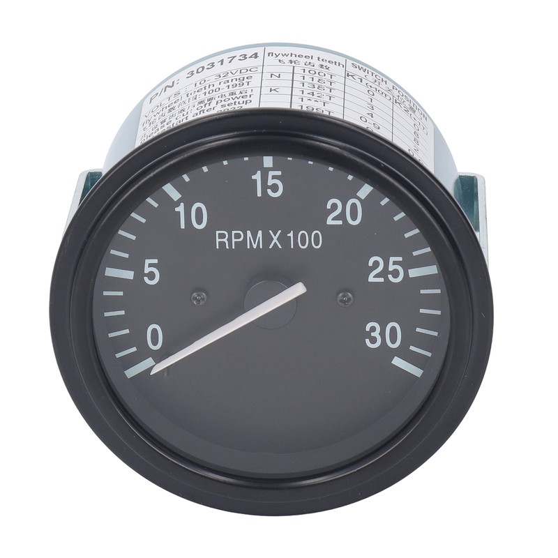 Engine Tachometer 3031734 Oil Pressure Gauge Indicator for Generator DC10‑32V