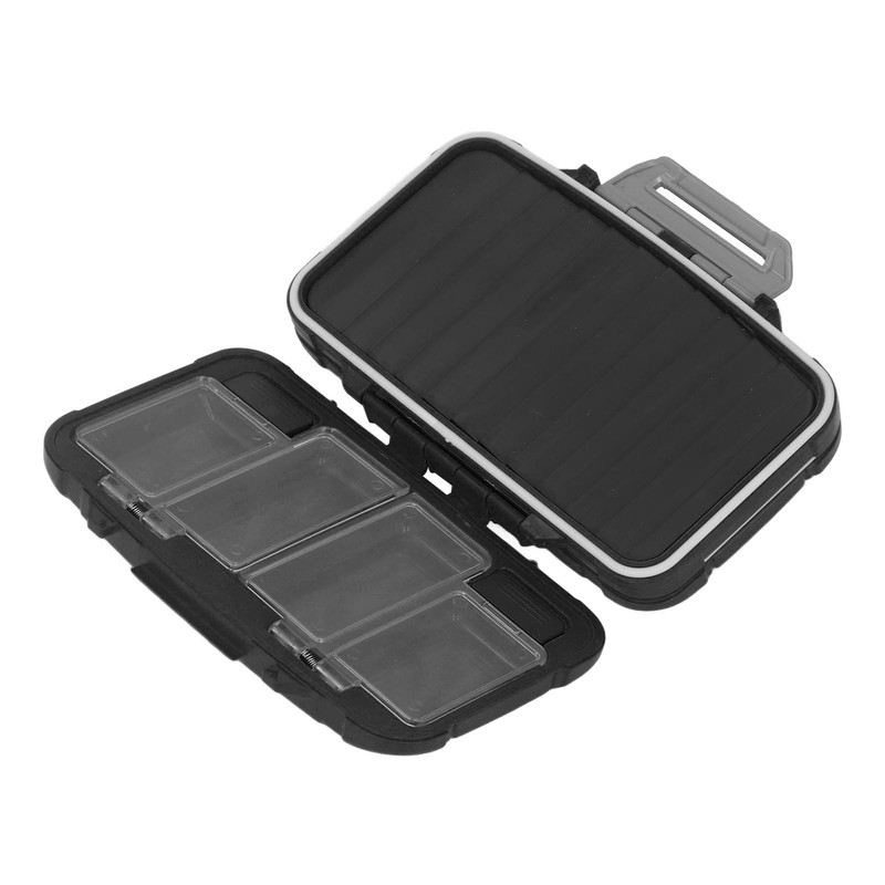 Thickened Multi Functional Fishing Tackle Box Double Opening 4 Sided