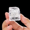 Light Up Ice Cubes for Drinks, 48PCS White LED Ice