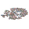 100 Piece Wooden Animal Jigsaw Puzzle Round Shaped Educational Hand