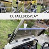 ECOTRIC Tinted/Smoke Windshield Compatible with 1995-2003 Yamaha G14 G16 G19