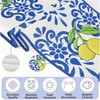 QINJIEJIE Capri Lemon Table Runners Italy Kitchen Dining Party Decorations