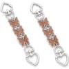 AUMEY Butterfly Purse Extension Chain,Metal Shoulder Extension Handbag Replacement Strap,