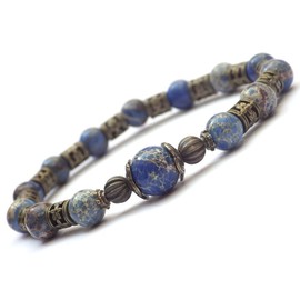 Vintage-Stil Armband für Frauen im blauen kaiserlichen Jaspis