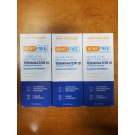 AcneFree 3 Pack: AcneFree Terminator 10 Severe Acne Spot Treatment Exp. 1/27 (4785) D3