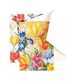 Caspari Redoute Floral Boxed Note Cards - 8 Note Cards & Envelopes