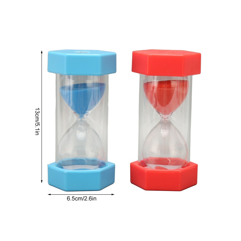2Pcs Sand Timer 45 Minutes Hourglass Sandglass Timer for Kids
