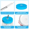 SusuBee 6 Pack Metal Drinking Lid with Straw Hole and