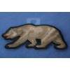 California Bear Patch - 3.5x1.8 inch. Embroidered Iron on Patch