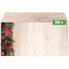 SIGEL DU442 Envelopes Christmas "Chalet Style", Gummed DIN Long, Pack
