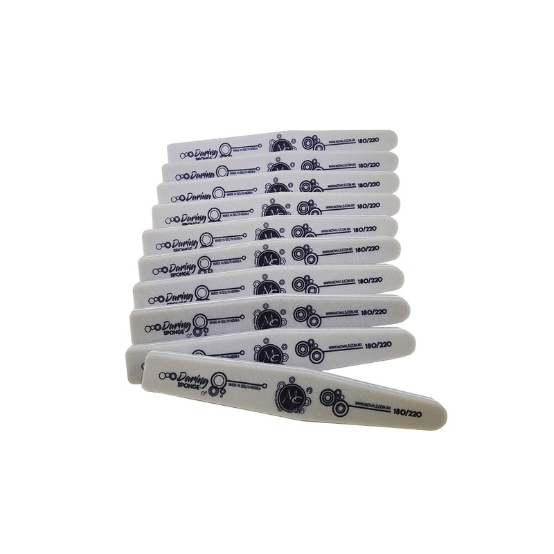 Lote De 10 Limas Sponge 180220 Uas Manicure Mc Nails