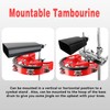 EASTROCK Drum Set Tambourine with Mounting Eye Bolt,Tambourine for Drum