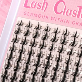 Himirell Clear Lash Clusters Manga Eyelash Clusters Anime Cluster Eyelash Extensions Clusters Lashes Natural Look Eyelashes Fairy Lash Clusters Manga Individual Lashes (8-16) mm