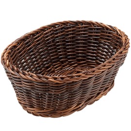 Nagao 01018225 Basket, Washable Basket, Economy, Oval Shaped, 9.8 inches (25 cm)