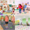 TuXHui 4 Inch Poly Spot Markers for Gym Floor, Non-Slip