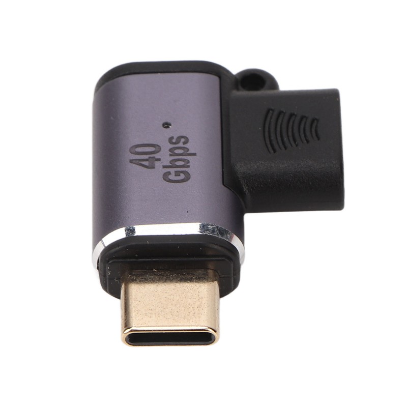 Magnetic Type C to Type C Adapter 24pin Elbow PD100W