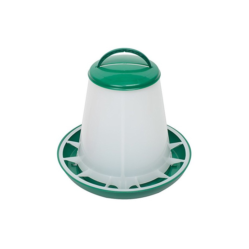Shorefields Eton Green & White 1kg Poultry Feeder