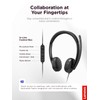 Lenovo Wired VoIP Headset 5000 per Teams, cuffie cablate USB-C