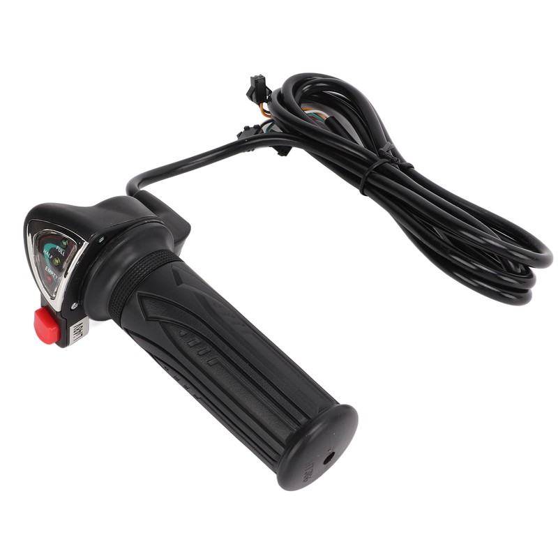 Electric Bicycle Gas Throttle Handle Throttle Grip with Battery Indicator