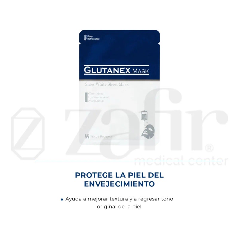 Glutanex Mask 15 Mascarillas Aclarante Y Antioxidante