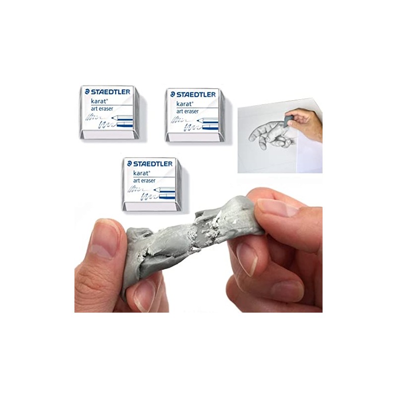 3 Gomas Moldeables Para Borrar Staedtler