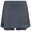 HEAD Women's Club Basic Skort, Anthracite, Large