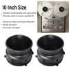 1 Pair NAB Hub Adapters Professional Aluminium Alloy 10 Inch