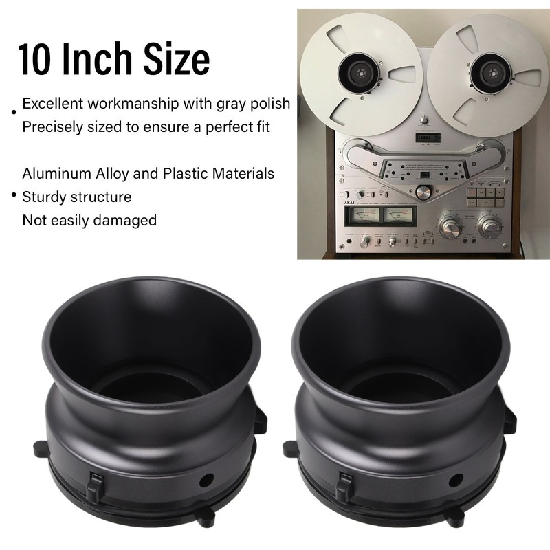 1 Pair NAB Hub Adapters Professional Aluminium Alloy 10 Inch