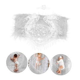 KICHOUSE 1 Set Newborn Photography Props Set Fluffy Decorative Headband Blanket for Newborns for Adorable Photos and Keepsakes