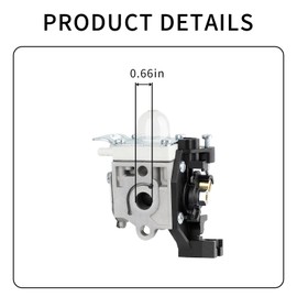 SRM-225 Carburetor Tune Up Kit Compatible with SRM225i SRM225SB GT225 GT225i PE225 PAS225 PPF225 PPT235ES SHC225S Fits Gas Trimmer & Edger