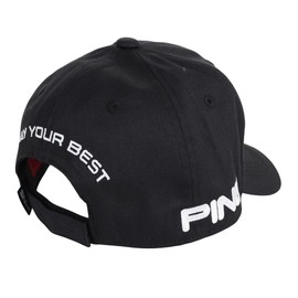 Pin Golf Cap, Men's DEO.0 Tour Cap, 36785 02BK FREE, 02BK