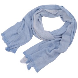 LUVUAHEAD Natural Cotton, Great for Overlaying, Large Size, UV Protection & Cooling Protection, Spring/Summer, Wedding, Birthday, Mother's Day, Gift, blue (light)