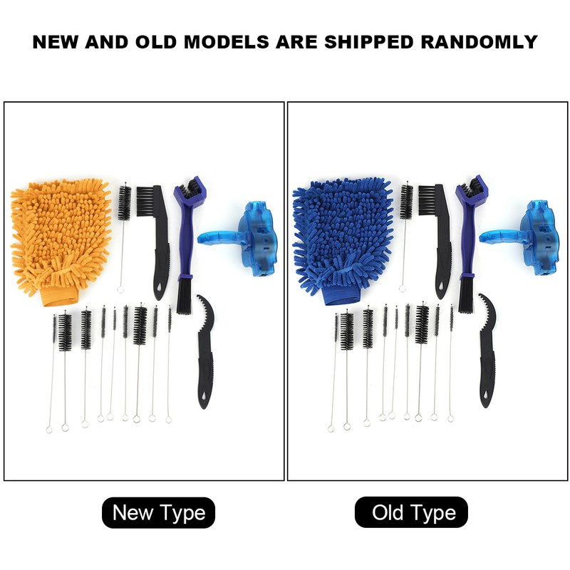 6PCS Convenient Bicycle Chain Washer Cleaner Kit Mountain Bike Accessory