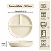 Ceramic Divided Plate Set for Everyday Meals – 3-Section Serving