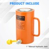 OXMART 50T 6In Hydraulic Cylinder Jack, Stroke Hydraulic Lifting Cylinder