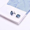 Rockyu Tie Bar Cufflinks Set Men's cufflinks for dress shirts