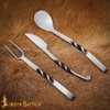 Lord of Battles Medieval Cutlery Set Functional Camp Gear Rustic