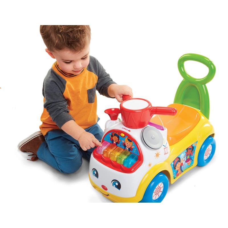 Little People Fisher-Price Music Parade Ride-On, White