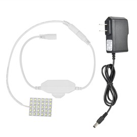Industrial Sewing Machine Light 30LED Stepless Dimming Control Eye Protection Lamp US Plug 110-240V