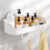 Luxear Shower Caddy, Suction Cup Shower Shelf, No Drilling Powerful