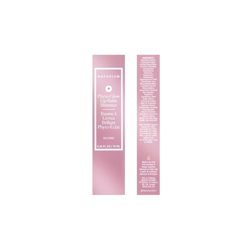 Naturium Phyto-Glow Bálsamo Labial, Tono Eclipse, 10 ml